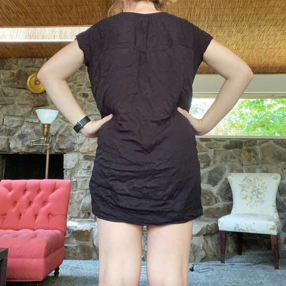 Black short casual dress - Picture 2 of 2